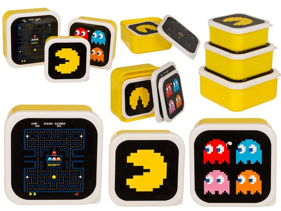 Box na svačinu Pac Man - sada 3 ks