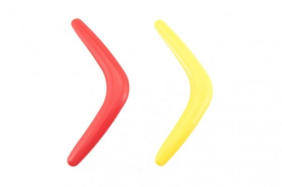 Boomerang plast 28cm 3 barvy