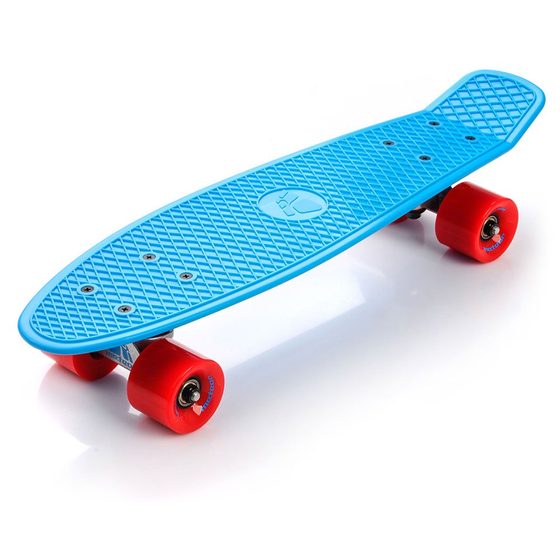 Pennyboard Meteor 23690 petrolejový - červený