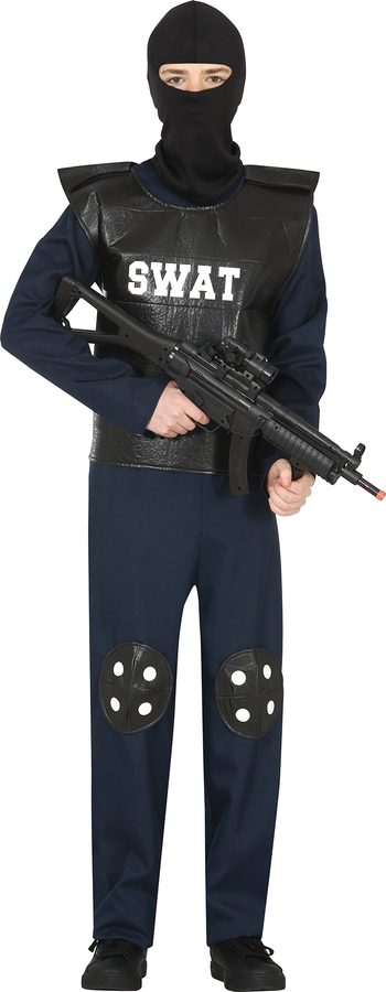 Policejní důstojník SWAT děti velikost 14-16 let