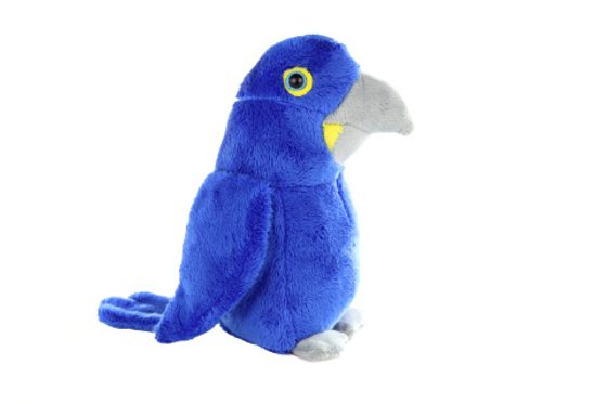 Plyš Papoušek modrý