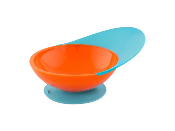 Boon - CATCH BOWL - Miska s přísavkou modro-oranžová