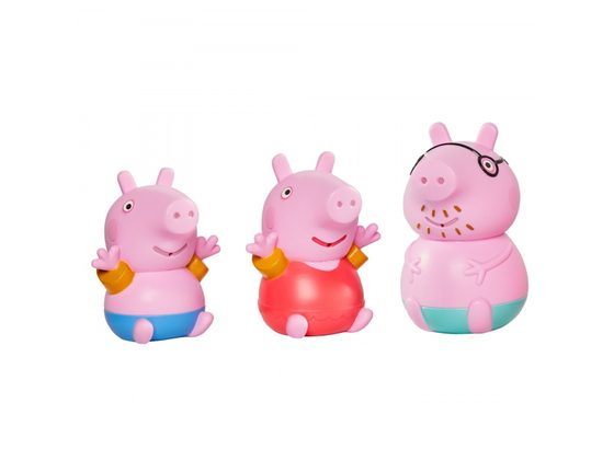 TOOMIES - Prasátko Peppa Pig, tatínek a Tom - stříkající hračky do vody