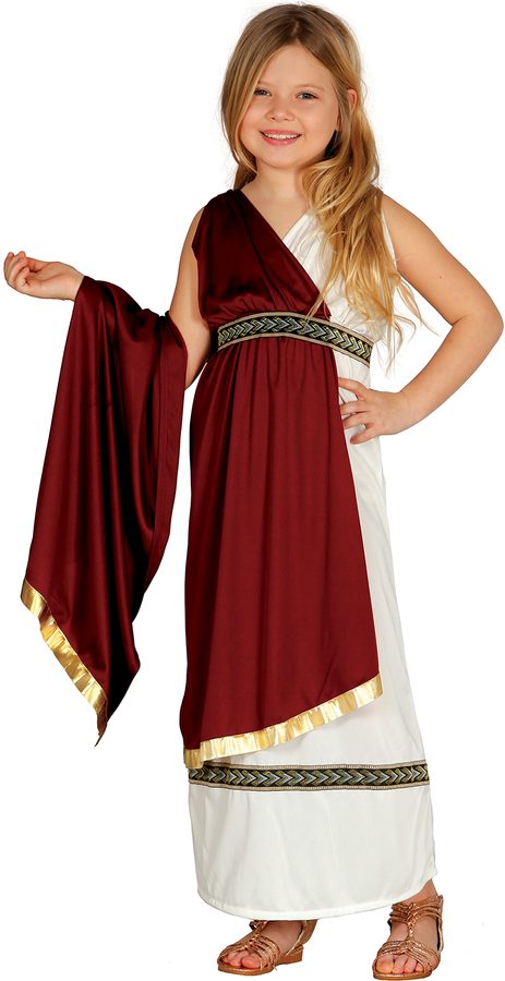 Dívčí maškarní kostým Římský kostým Věk 7 - 9 let
