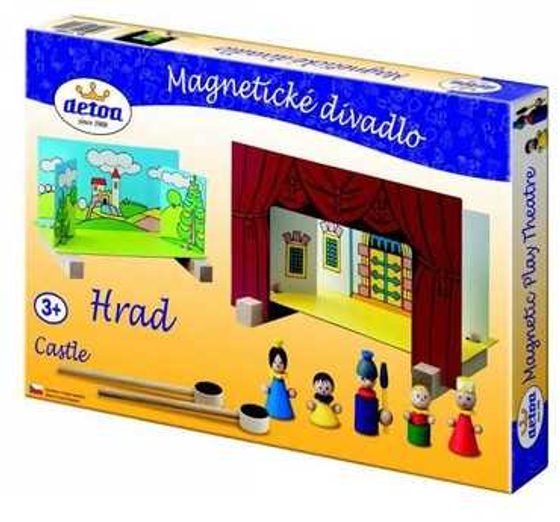 Detoa Dětské divadlo magnetické - Hrad