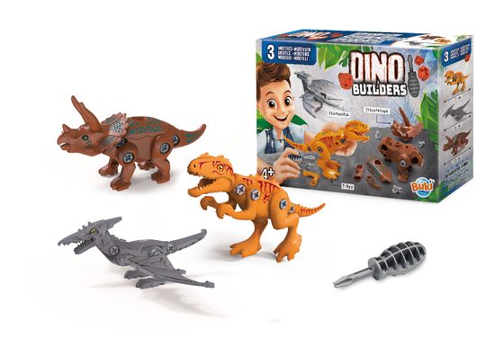 BUKI DinoBuilders Stavebnice 3 dinosaurů