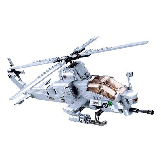 Sluban Army Model Bricks M38-B0838 Bitevní helikoptéra