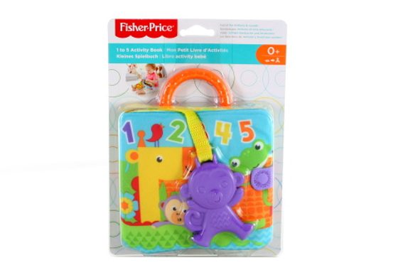 Fisher Price Měkká knížka se zvířátky FGJ40