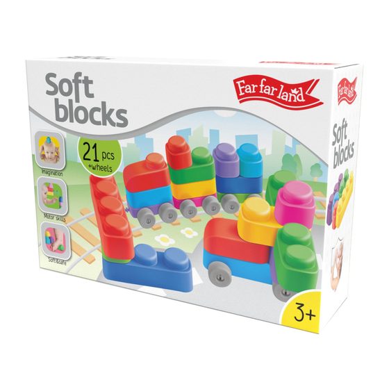 Soft Blocks Stavebnice pro nejmenší 21 ks I