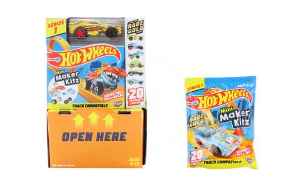 Hot Wheels Skládací mini model autíčka