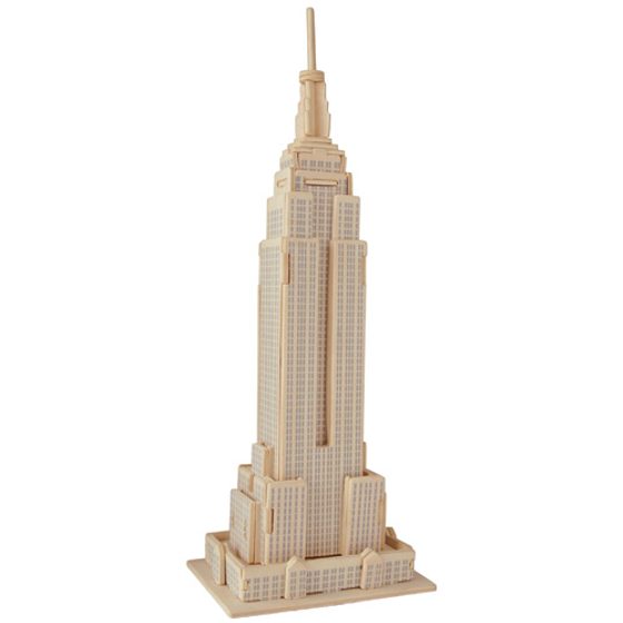 Woodcraft Dřevěné 3D puzzle Empire state building