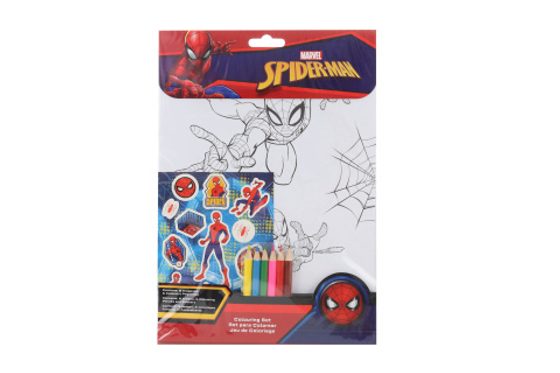 Set omalovánky+samolepky Spiderman