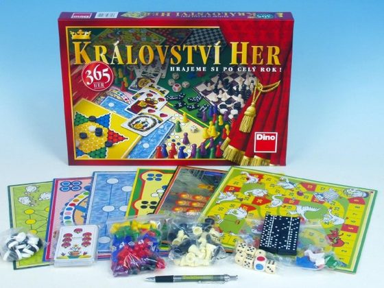 Království 365 her - soubor her společenská hra v krabici 43x30x5cm