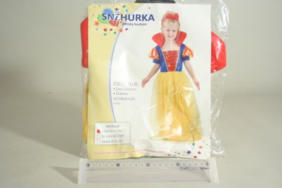 Šaty na karneval - Sněhurka, 92-104 cm