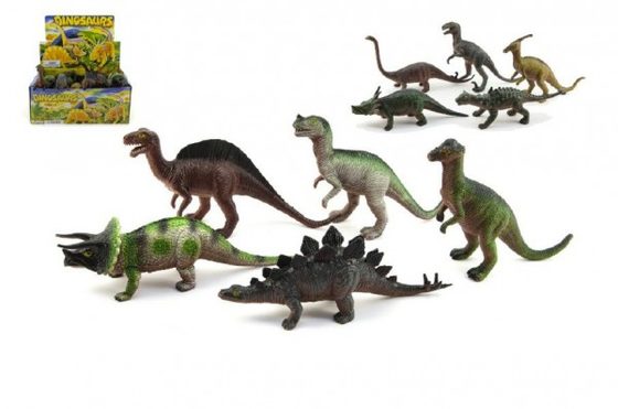 Dinosaurus plast 20cm asst 24ks v boxu