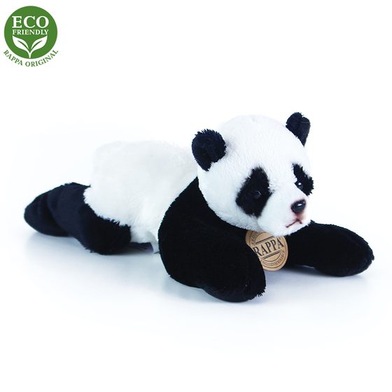 Plyšová panda ležící 18 cm ECO-FRIENDLY