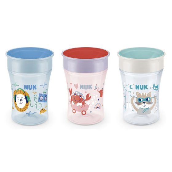 NUK hrnek Magic Cup s víčkem 230ml