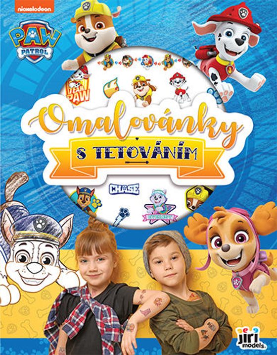 Omalovánka s tetováním Paw Patrol