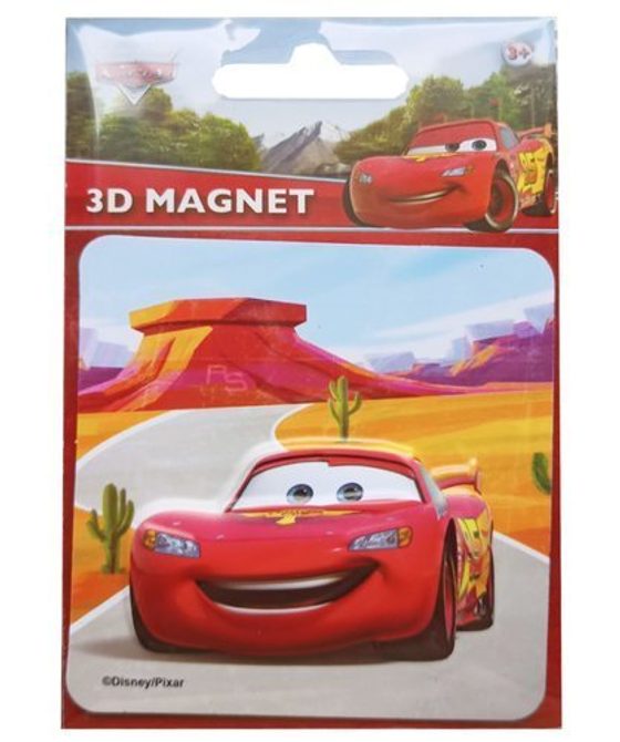 Magnetky 3D Disney Cars/Auta 9x13 cm