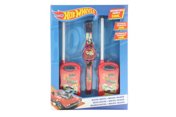 Hot Wheels vysílačka a hodinky