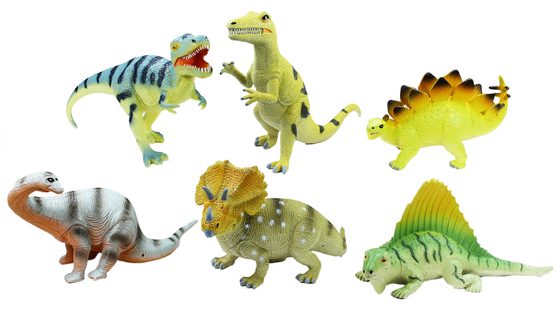 Dinosauři 6 druhů 20 - 23 cm