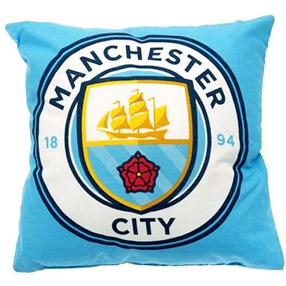 Polštář FC Manchester City Znak (38 x 38 cm) polyester