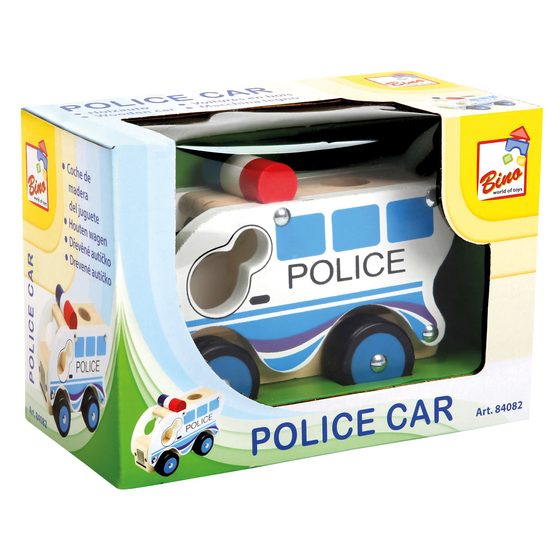 Dřevěné auto policie