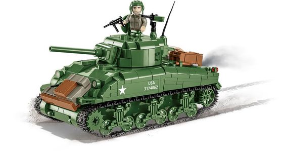 COBI 3044 COH Sherman M4A1, 1:35, 615 k, 1 f