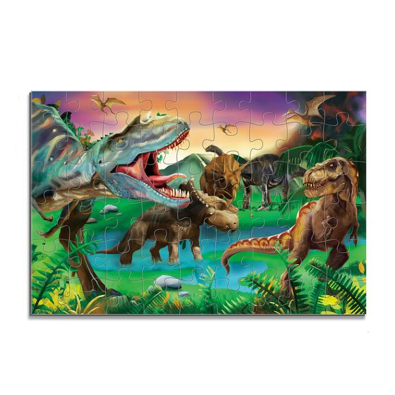 Puzzle s dinosaury maxi- 54 dílů 87 x 58 cm