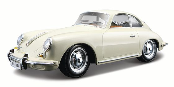 Bburago 1:24 Porsche 356B Coupe (1961) Ivory