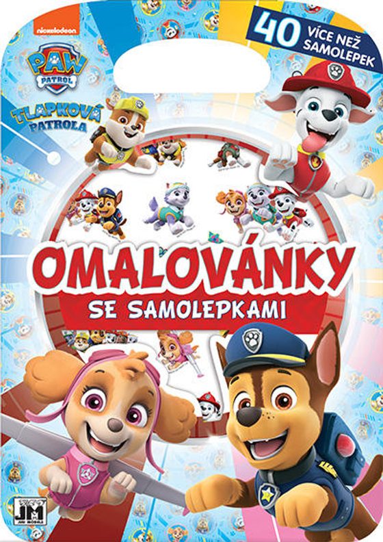 Omalovánka se samolepkami Paw Patrol