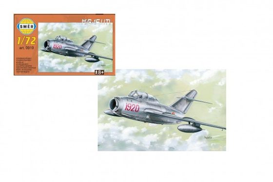 Model MiG-15 UTI 1:72 15 x 14 cm v krabici 25x14x5 cm