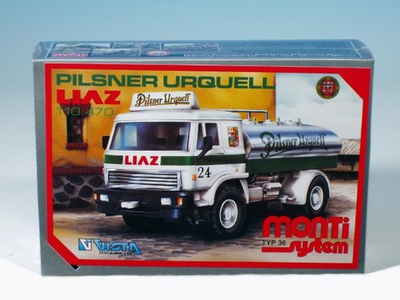 Stavebnice Monti 36 Pilsner Urguell Liaz 1:48 v krabici 22x15x6cm