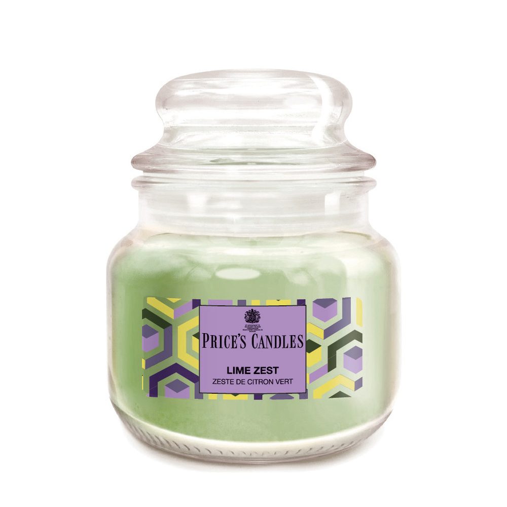 Price´s Price's MINI vonná svíčka ve skle Lime Zest - hoření 30h