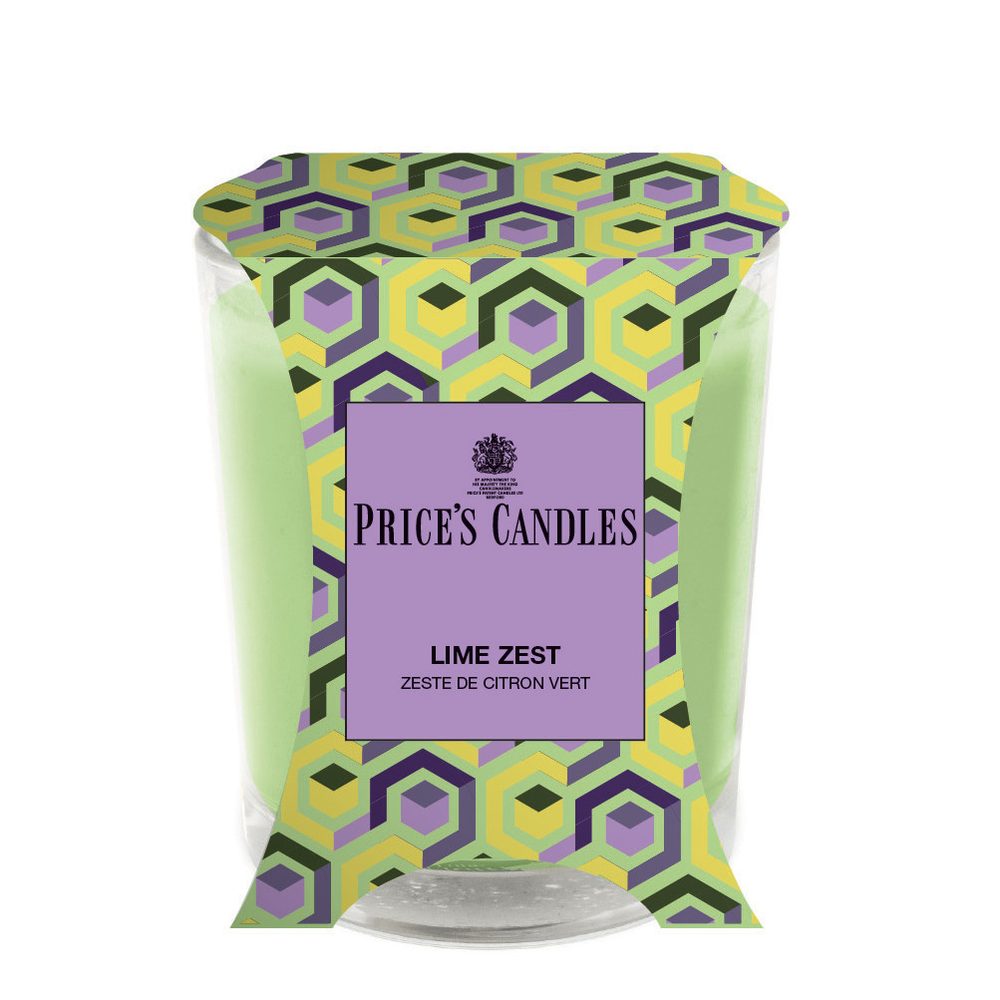 Price´s Price's vonná svíčka ve skle Lime Zest - hoření 45h