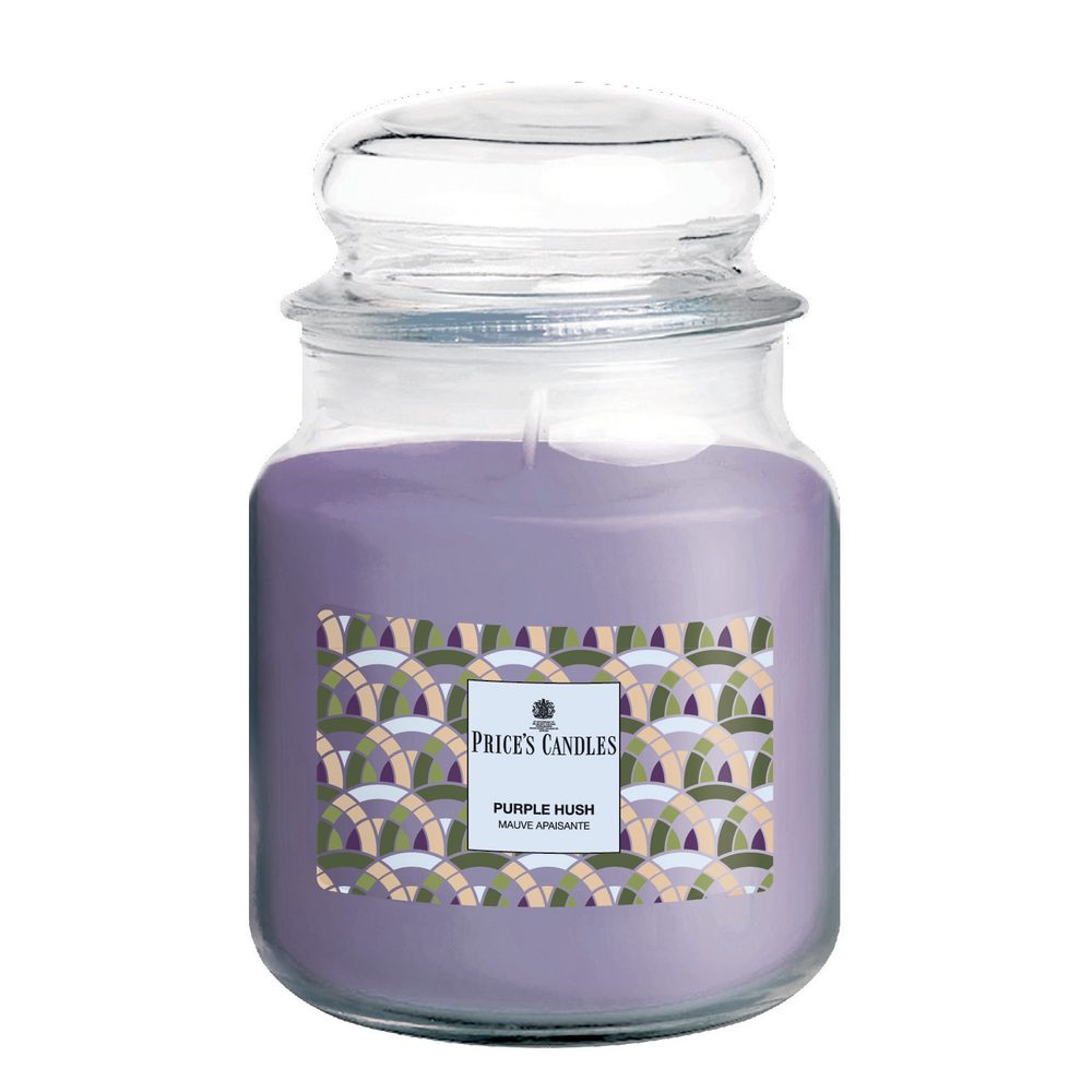 Price´s Price's MIDI vonná svíčka ve skle Purple Hush - hoření 80h