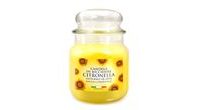 Citronella vonná sviečka ve skle s víkom - horenie 65h
