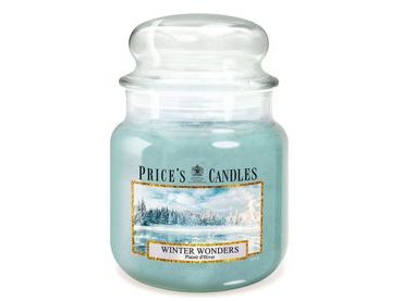 PRICE´S MIDI sviečka v skle Winter Wonders - horenie 90h