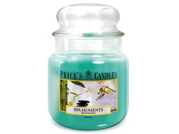 PRICE´S MIDI svíčka ve skle Spa moments - hoření 90h