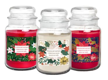 Set 3 MAXI vánočních svíček Petali