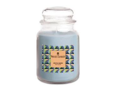 Price's MAXI vonná svíčka ve skle Arctic Winds - hoření 130h