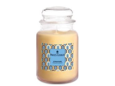 Price's MAXI vonná svíčka ve skle Citrus Rush - hoření 130h