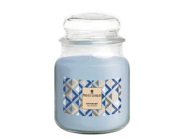 Price's MIDI vonná svíčka ve skle Cotton Sky - hoření 80h