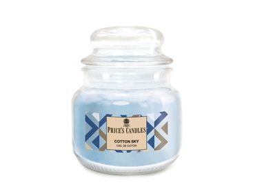 Price's MINI vonná svíčka ve skle Cotton Sky - hoření 30h