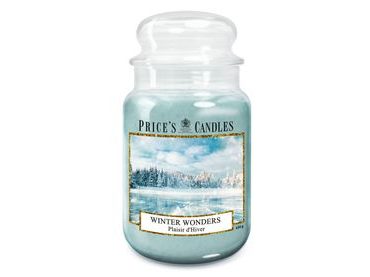 PRICE´S MAXI sviečka v skle Winter Wonders - horenie 150h