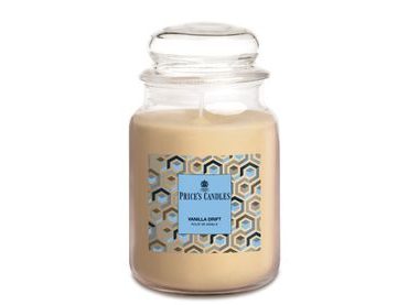 Price's MAXI vonná svíčka ve skle Vanilla Drift - hoření 130h
