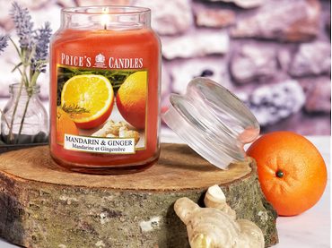 PRICE´S MAXI vonná svíčka ve skle Festive Warmth - hoření 150h