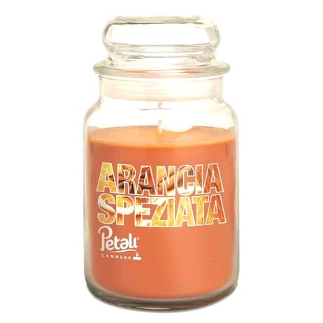PETALI sviečka ve skle Orange & Cinnamon - horenie 100h
