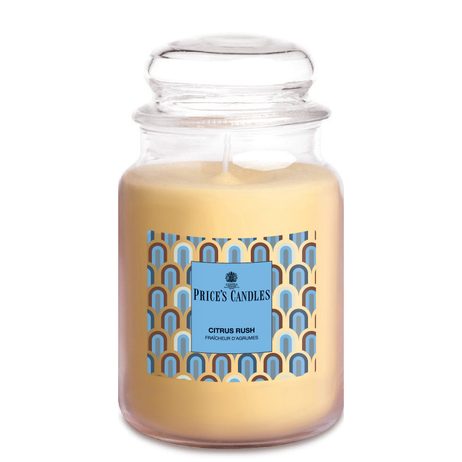 Price's MAXI vonná svíčka ve skle Citrus Rush - hoření 130h