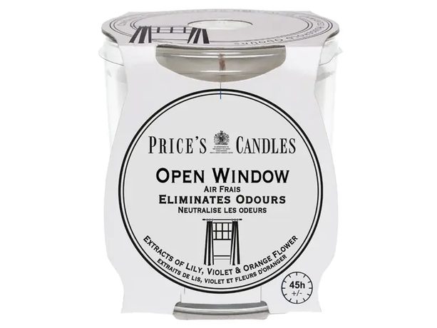 FRESH AIR vonná sviečka v skle Otvorené okno - horenie 45h